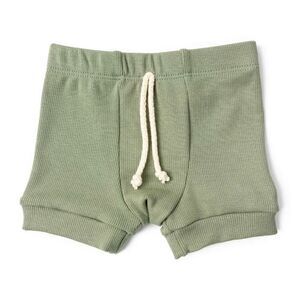 NWT Childhoods Clothing - RIB KNIT SHORTS CO -BASIL